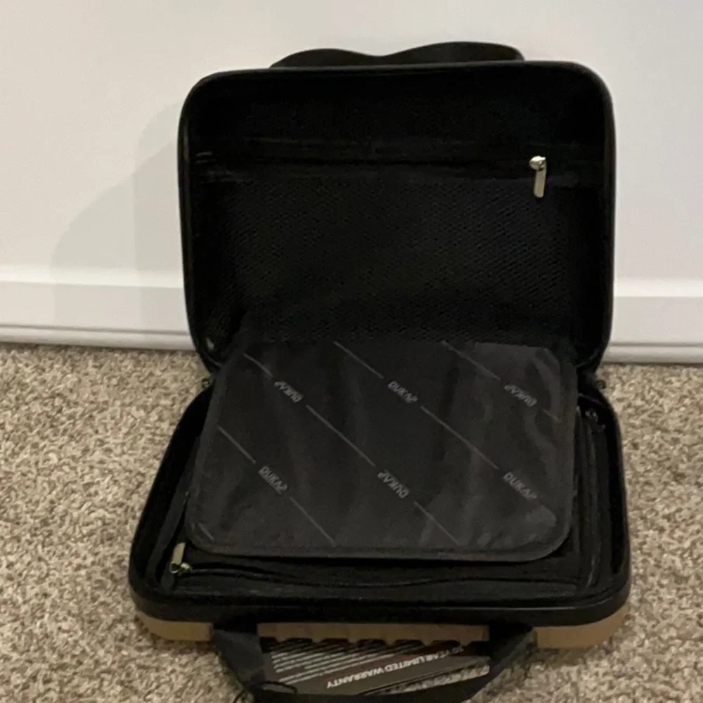 Dukap Gold Hard Shell Carry-On Luggage